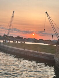 Walking around the harbor