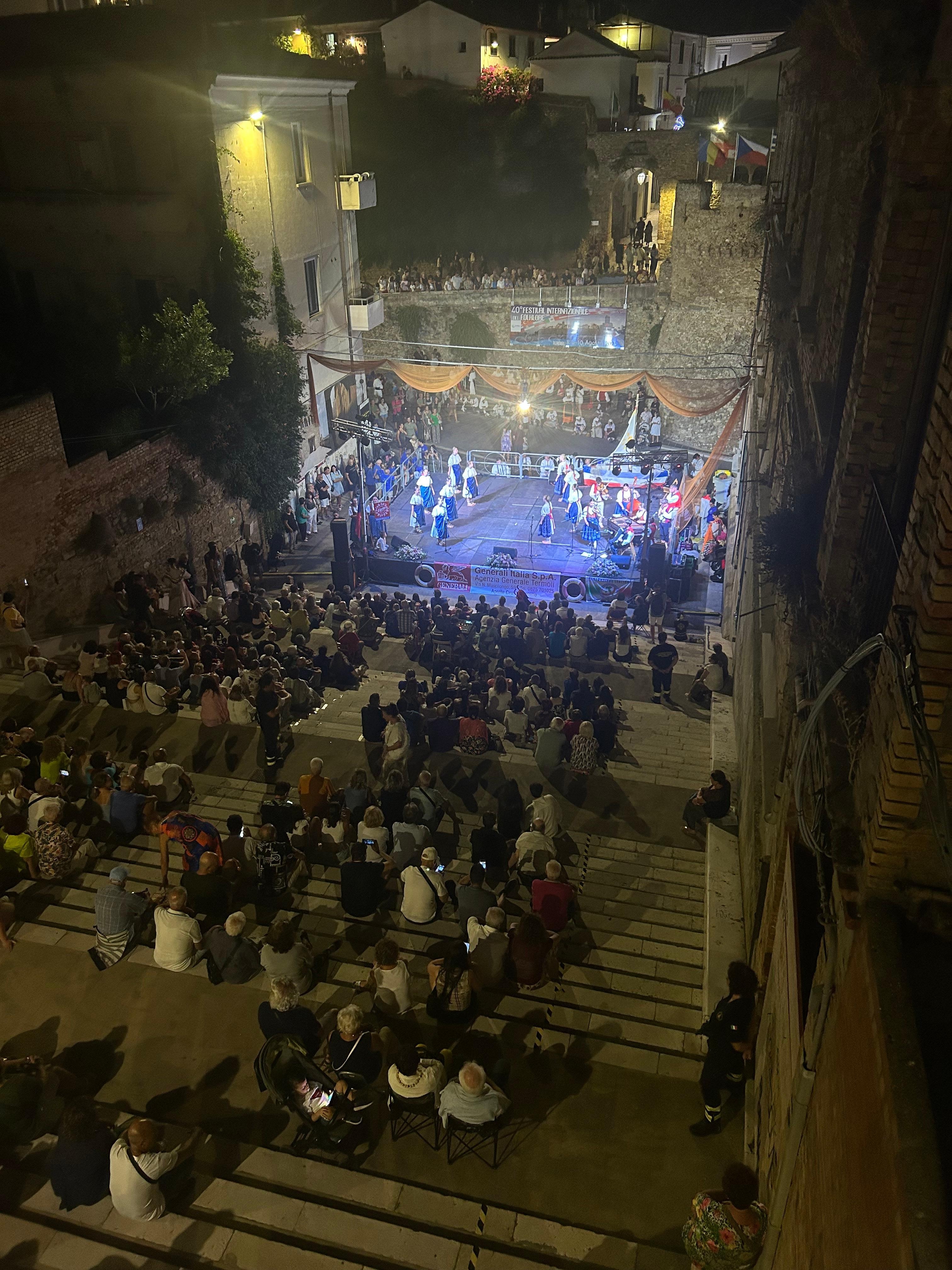 View from the balcony