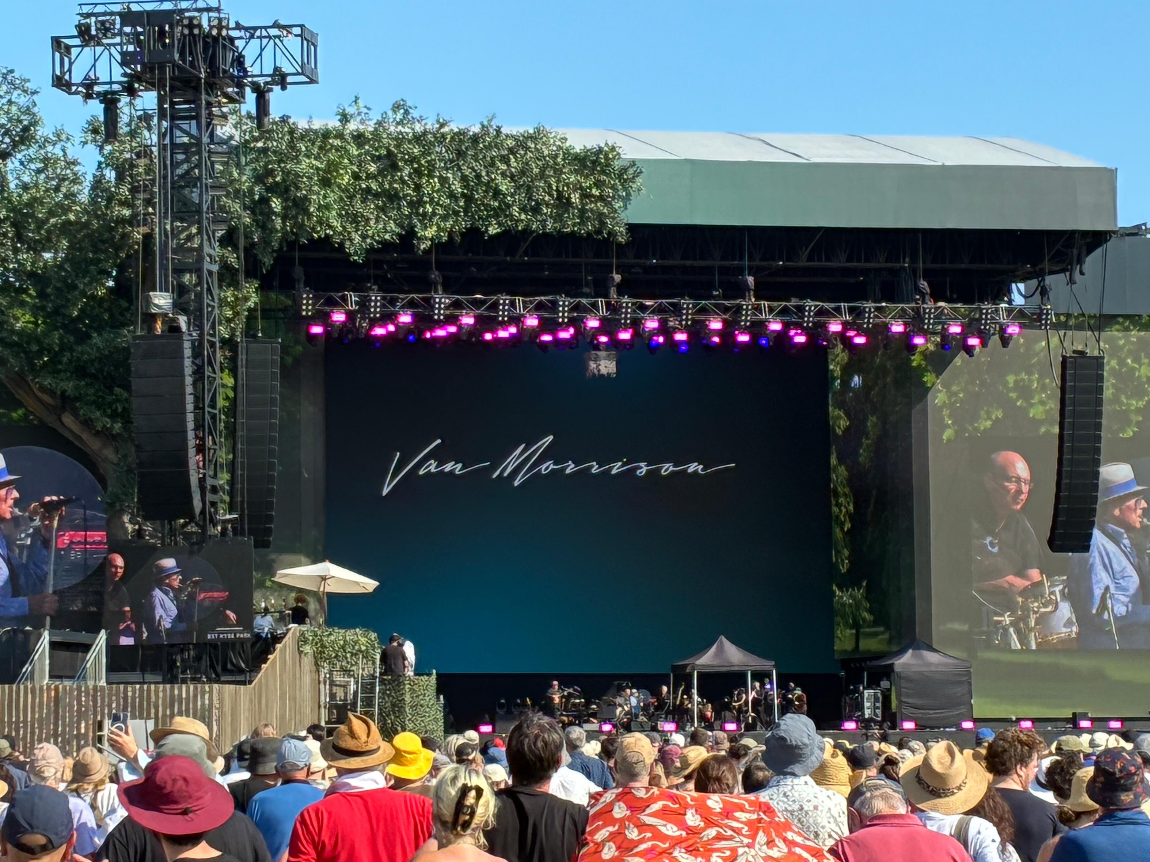 Hyde park did a great job for the Neil young concert 