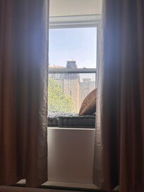 View from the bedroom window