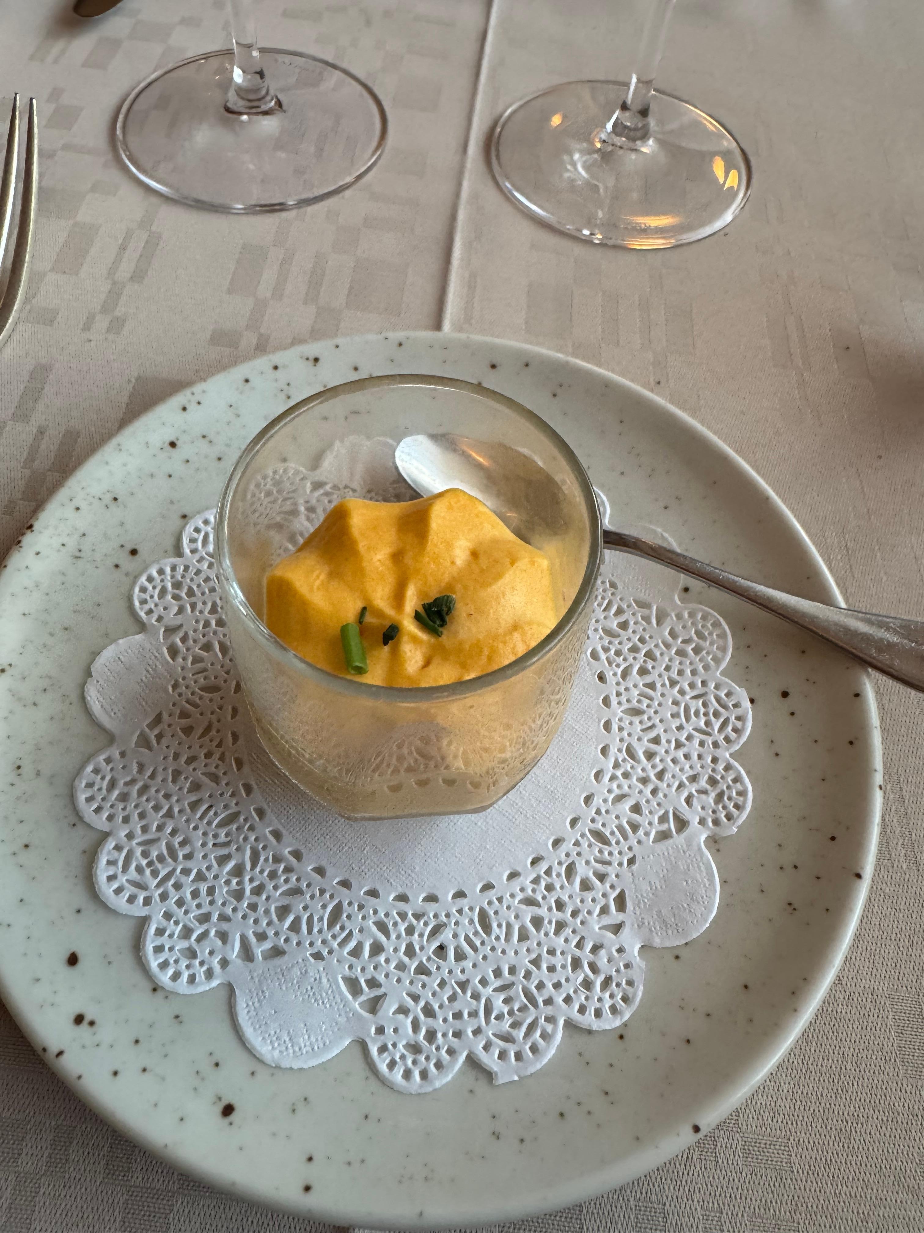Starter at their restaurant