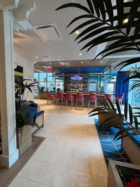 Bar in hotel lobby. It was jamming when we came back.