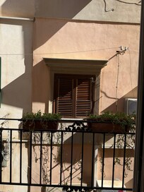 Looking outside one of the windows in the vrbo