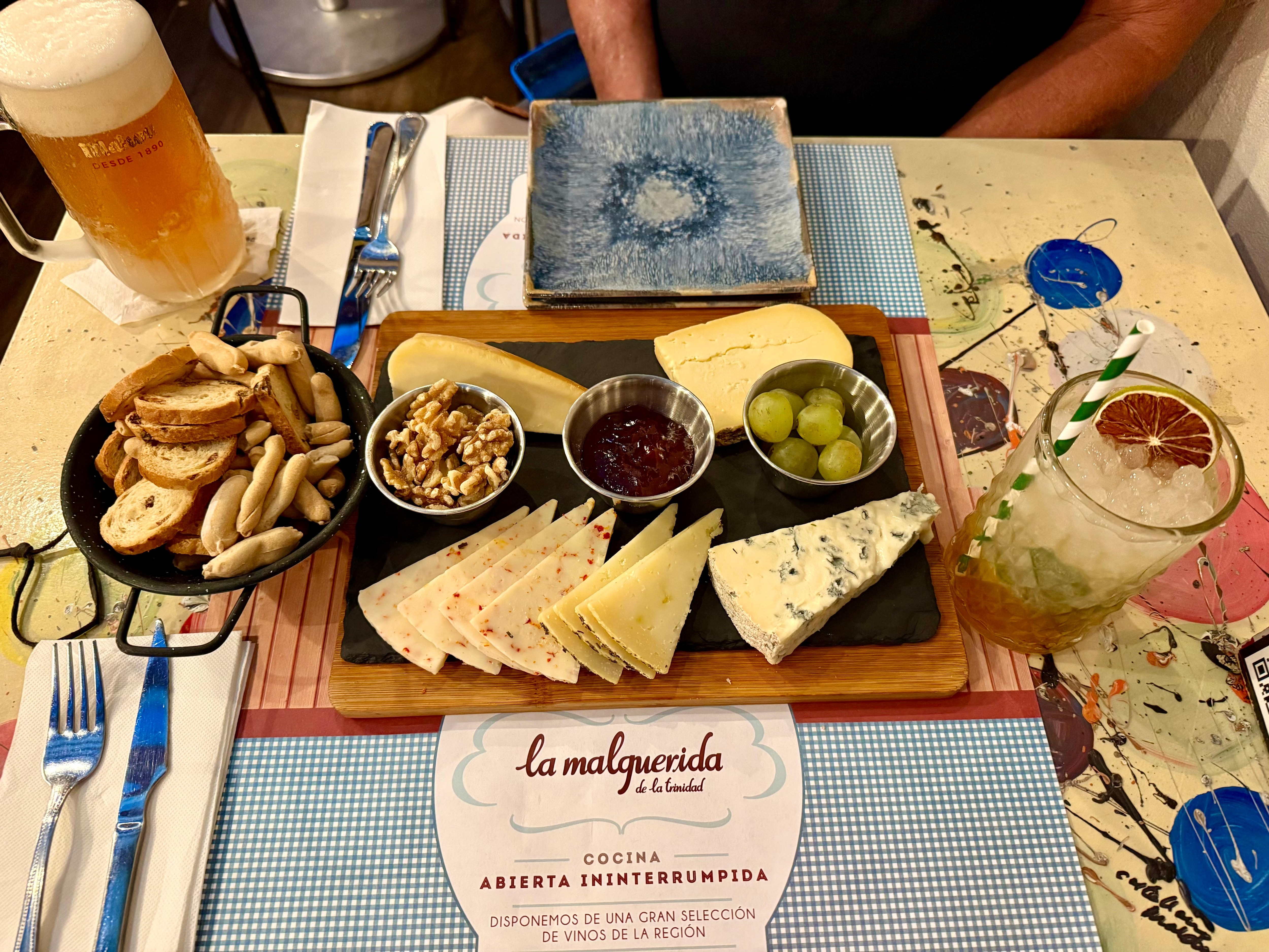 Tapas at our favorite spot to eat