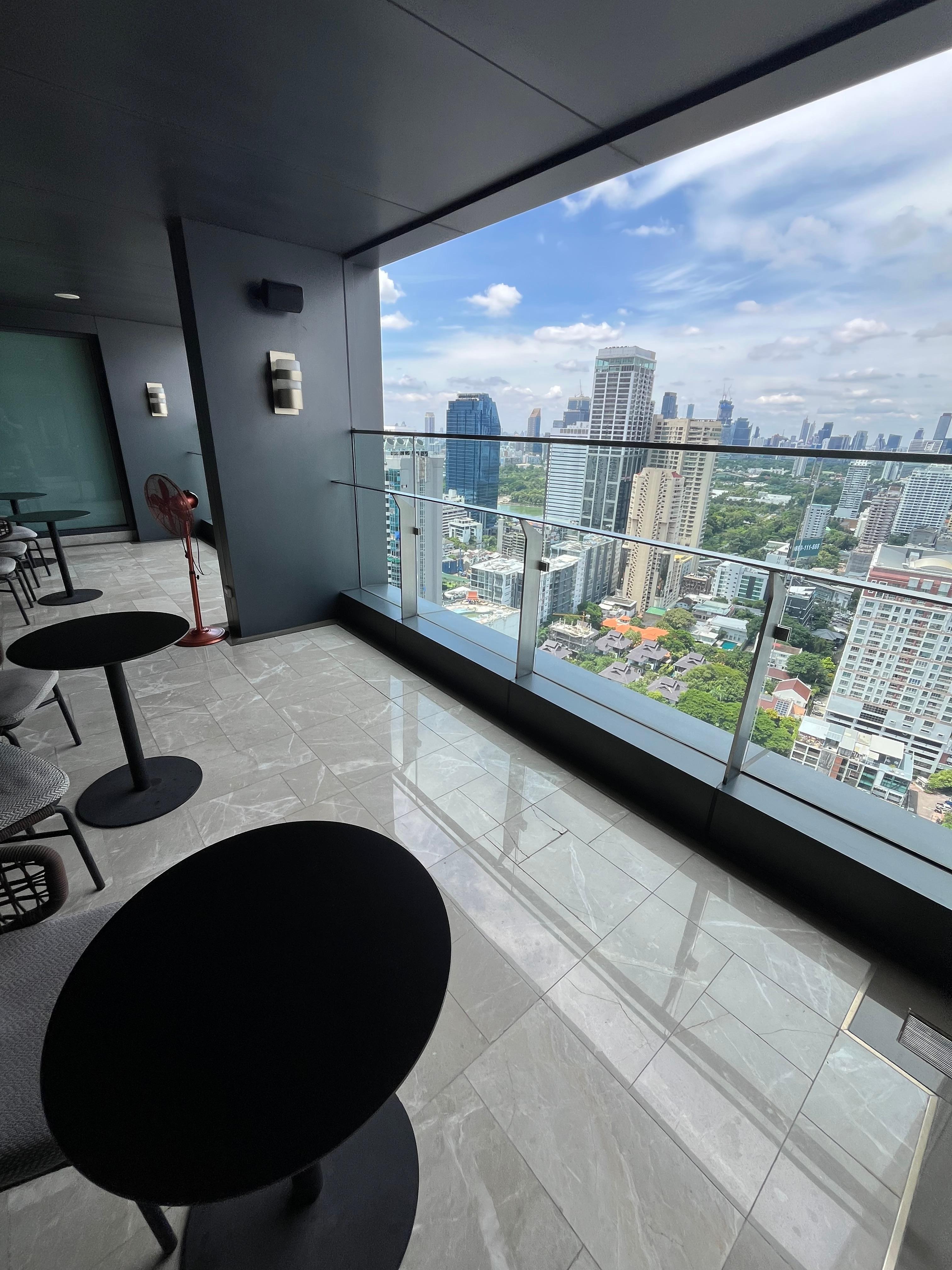 Balcony at club lounge 