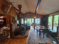 Fire place dining room