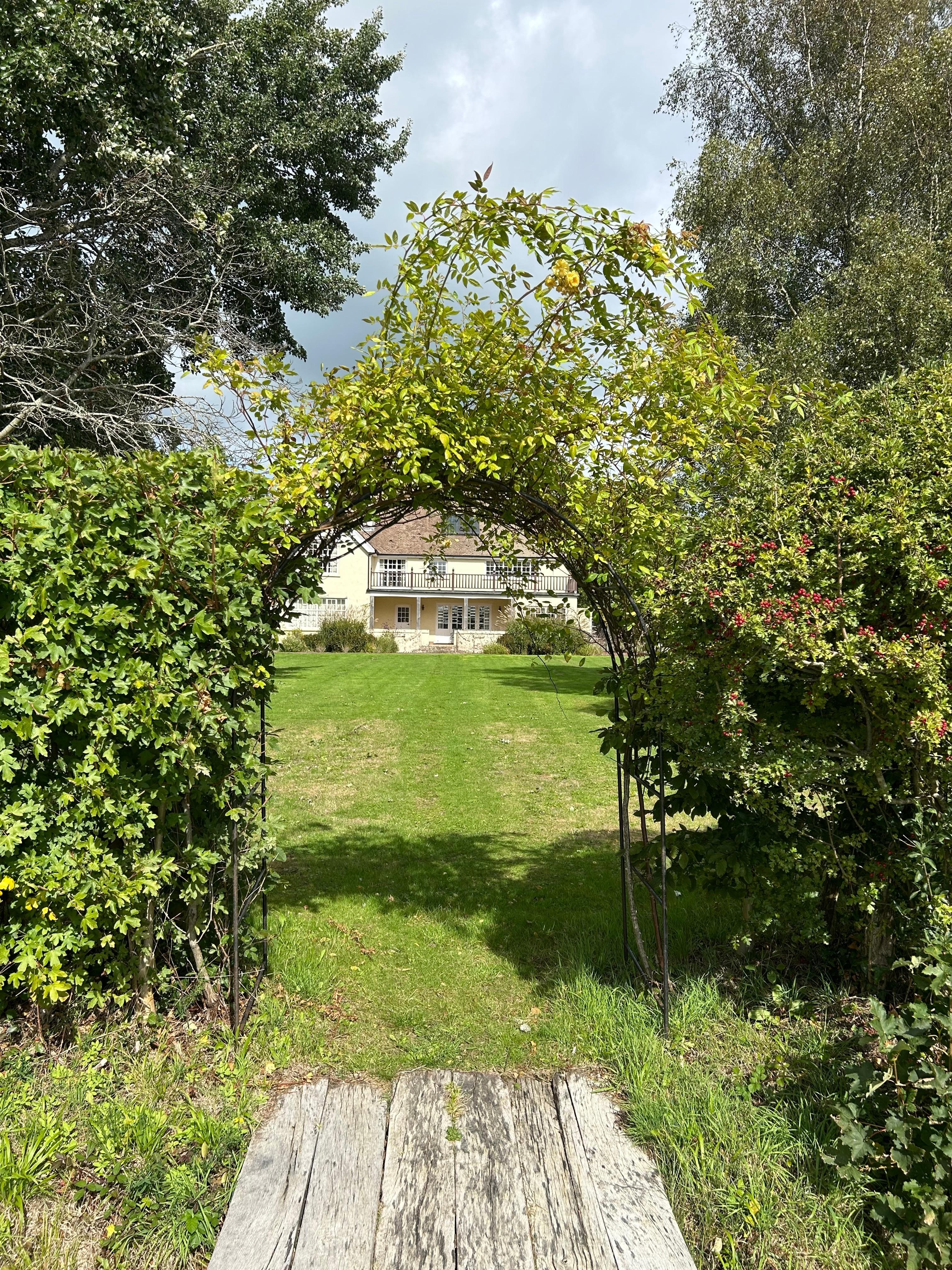 The house from the garden