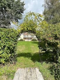 The house from the garden