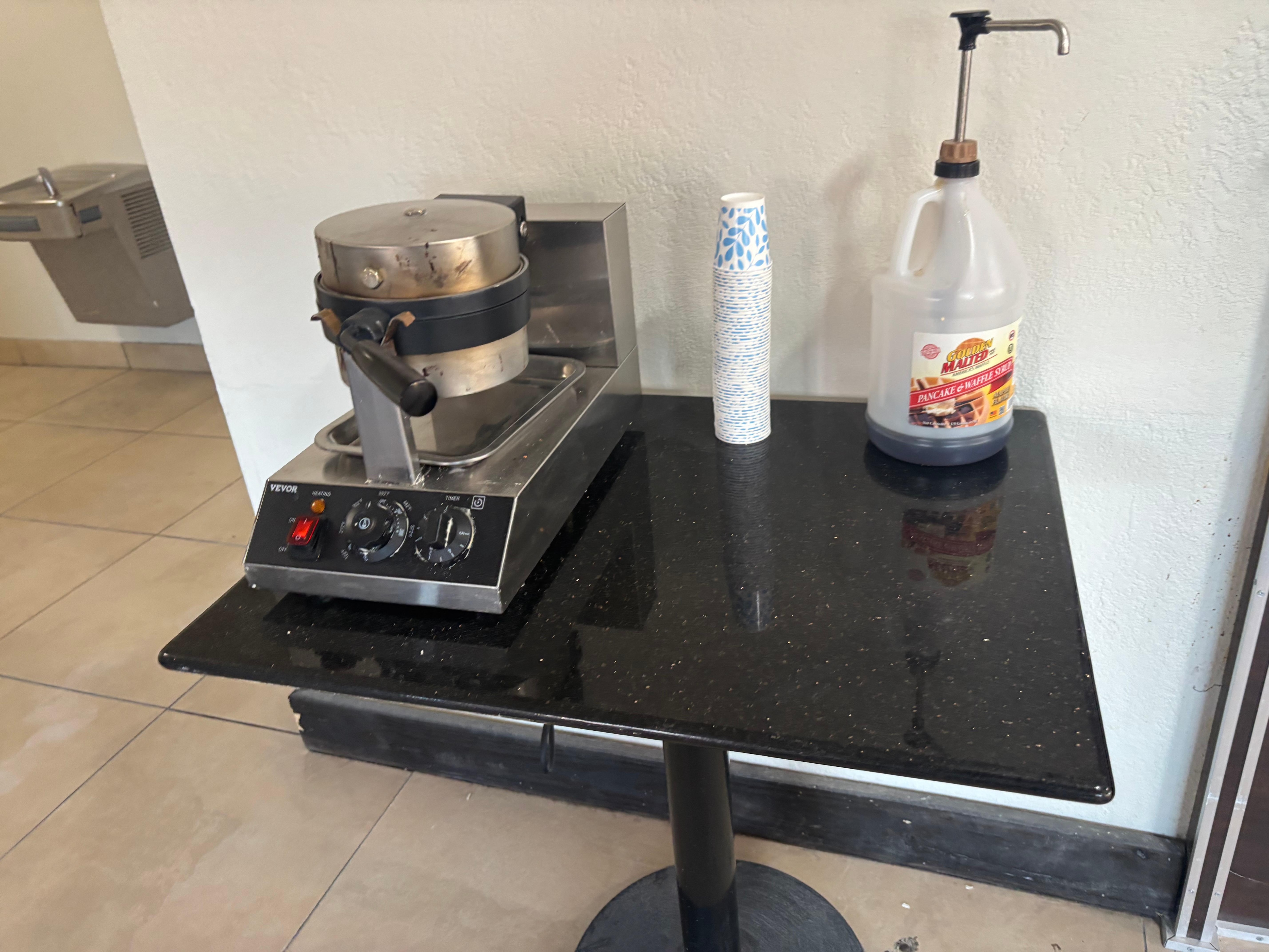 Waffle, maker was not working and dust all over