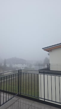 Schöner Ausblick trotz Nebel.