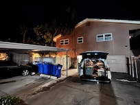 Convenient parking directly behind house using alley way.