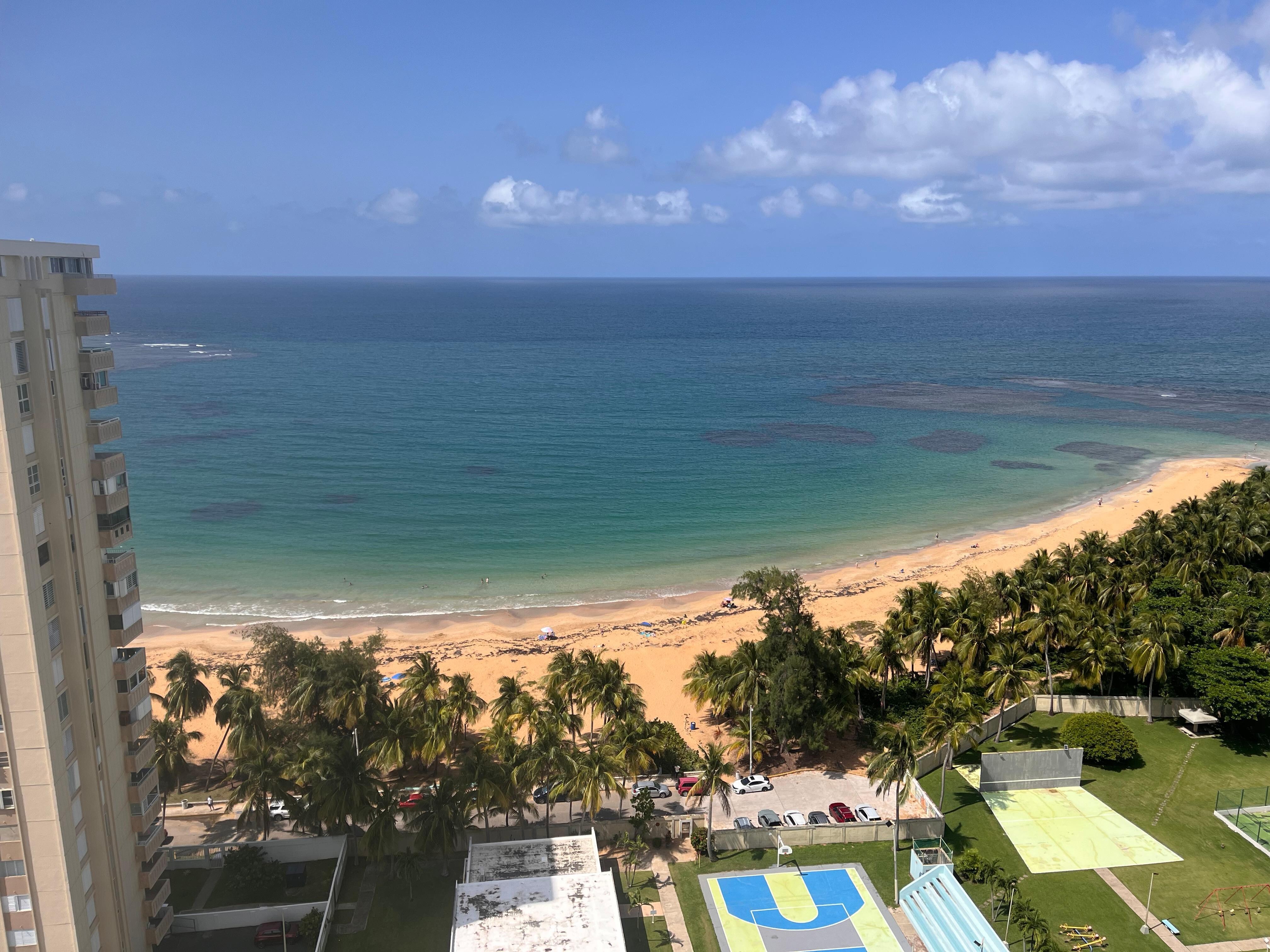 One of the views from the balcony