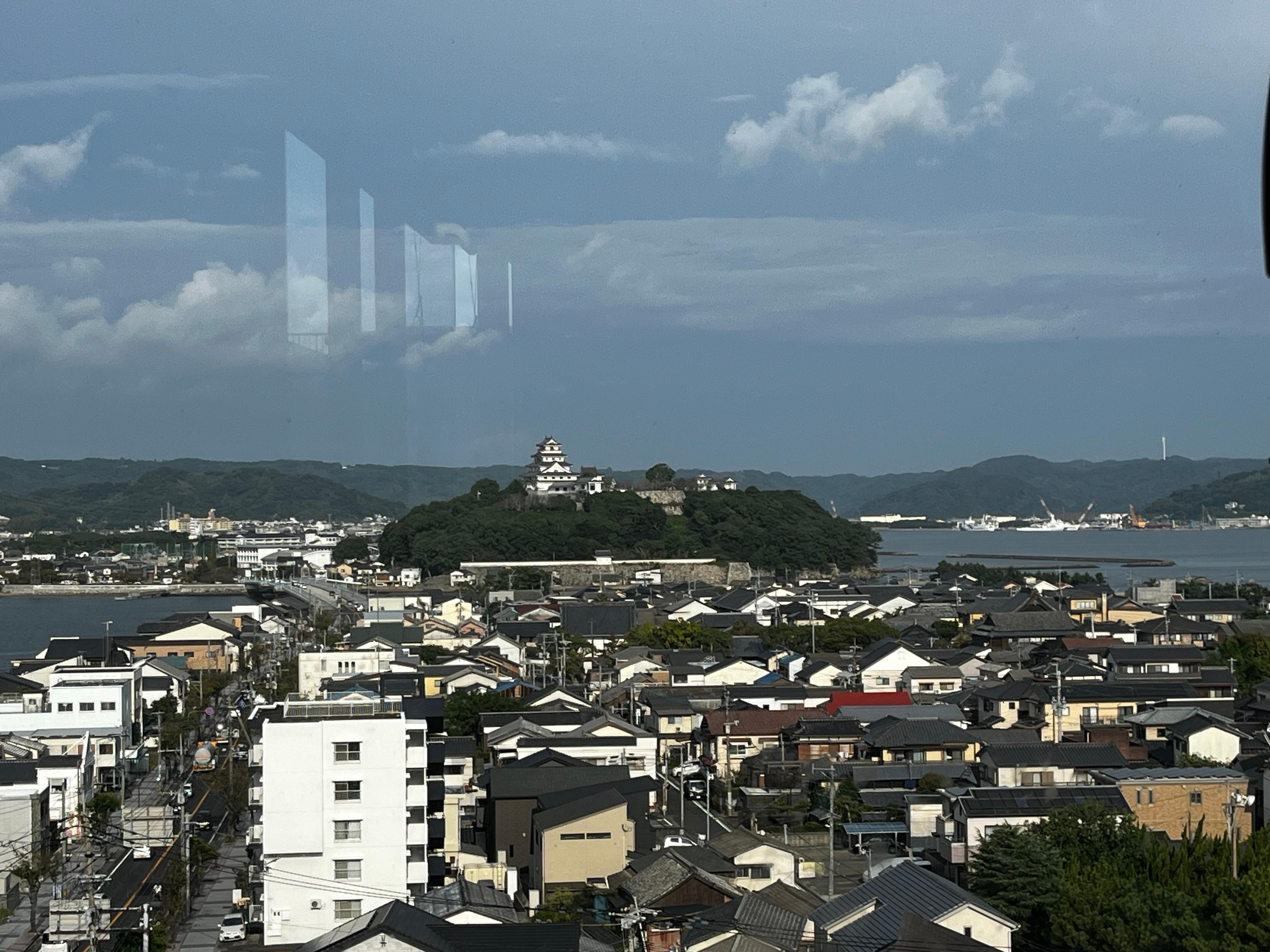 朝食レストランからの景色