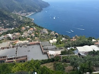 Mid morning view from a lounge area balcony