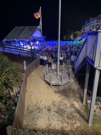 View from balcony of the Windjammer.