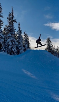 Our kids loving the slopes