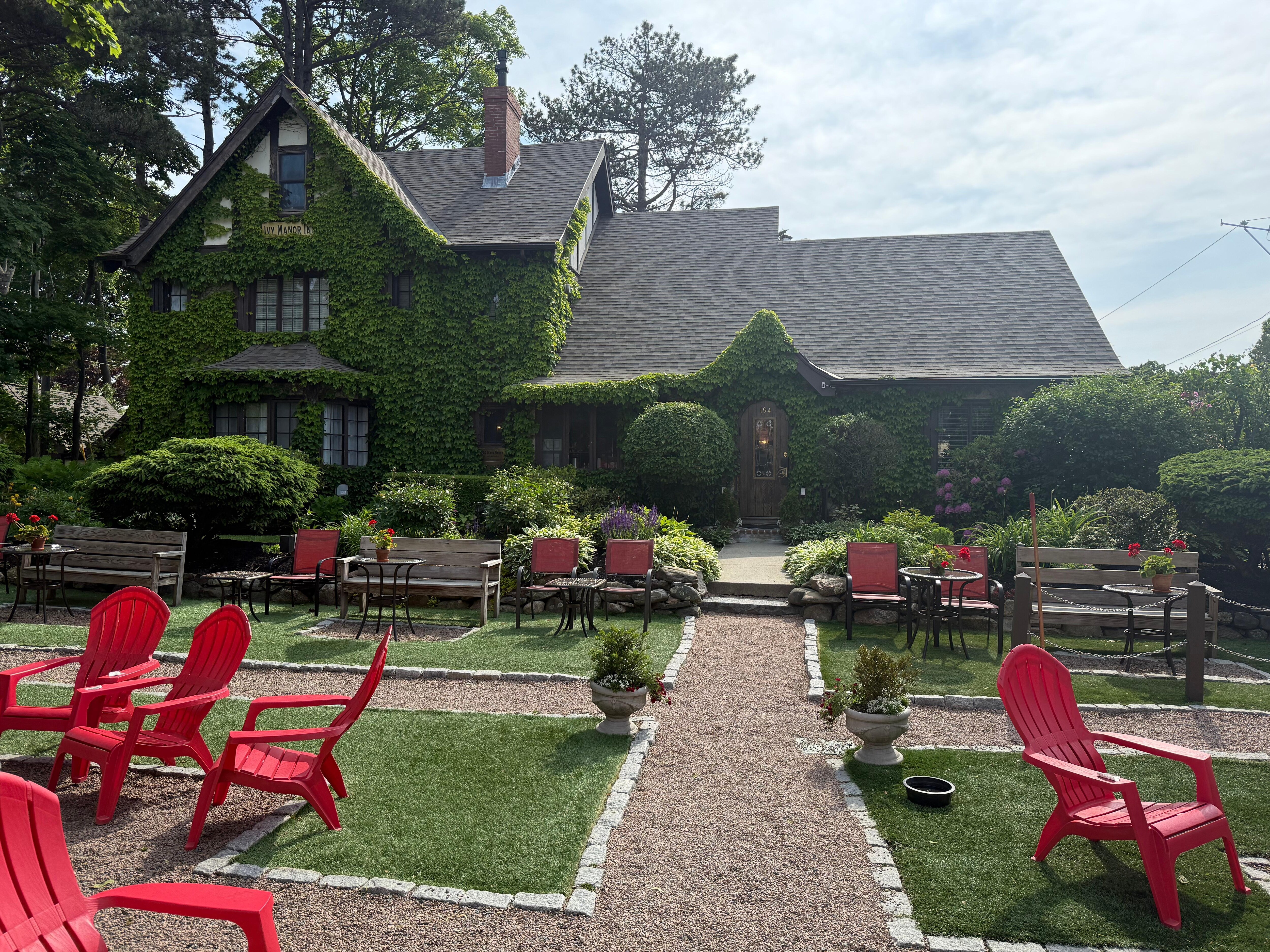 View from the front of the inn