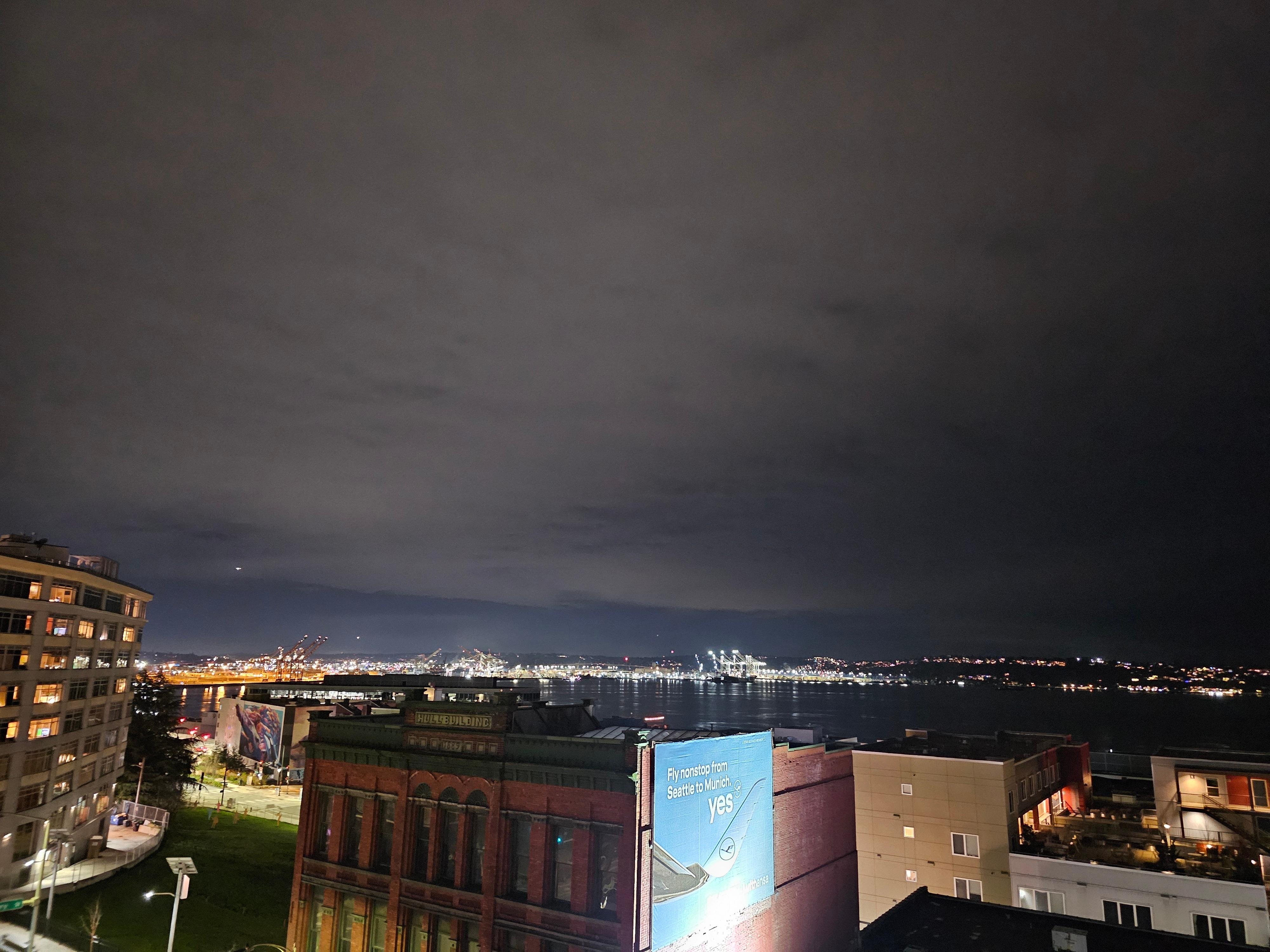 From the upper balcony.