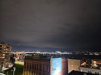 From the upper balcony.