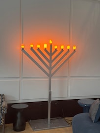 Nice to see the hotel is getting ready for the Hanukkah experience. Chabad must be nearby. There were several Menorah’s on property.