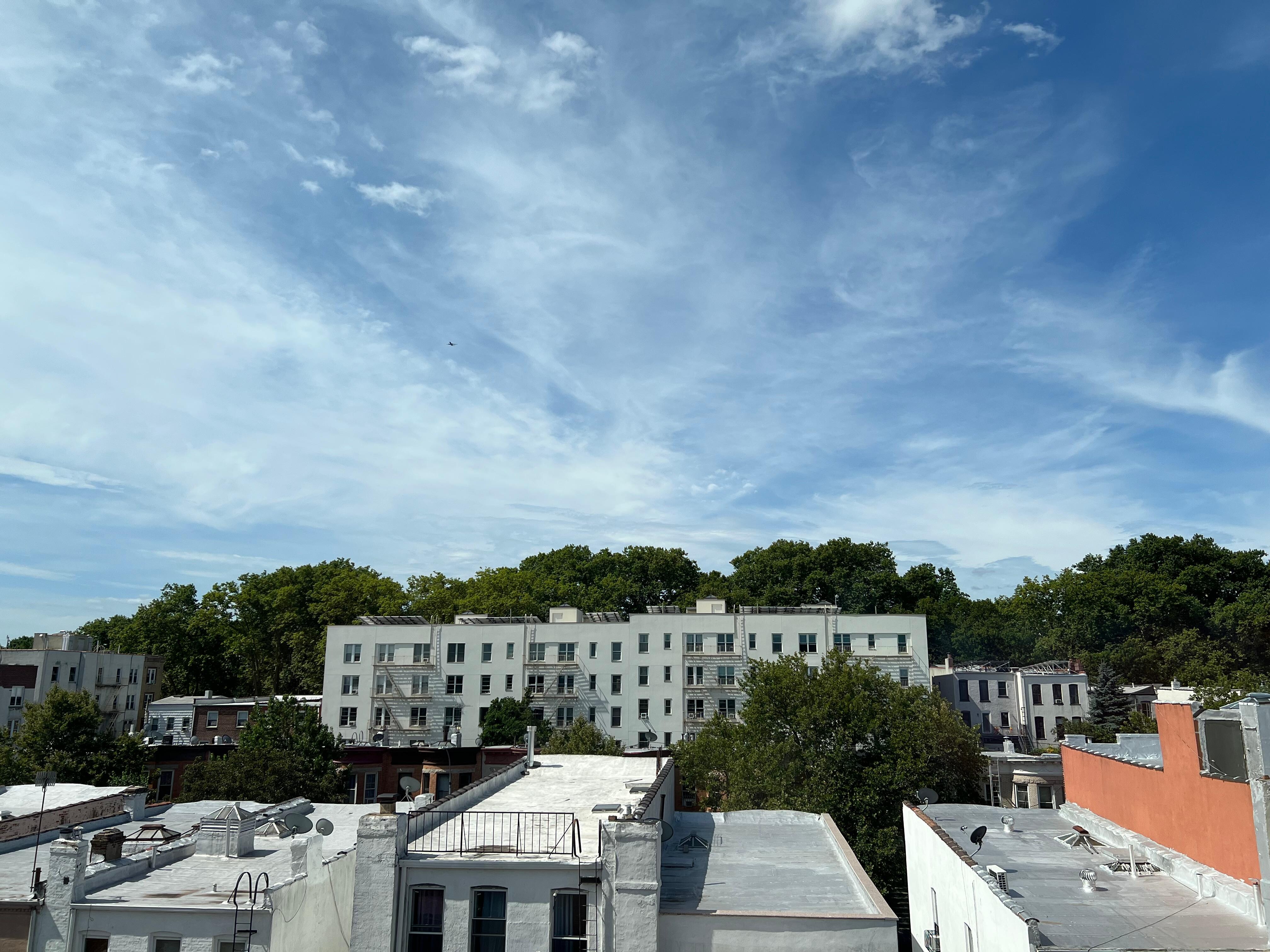 View from window in 5th floor single room