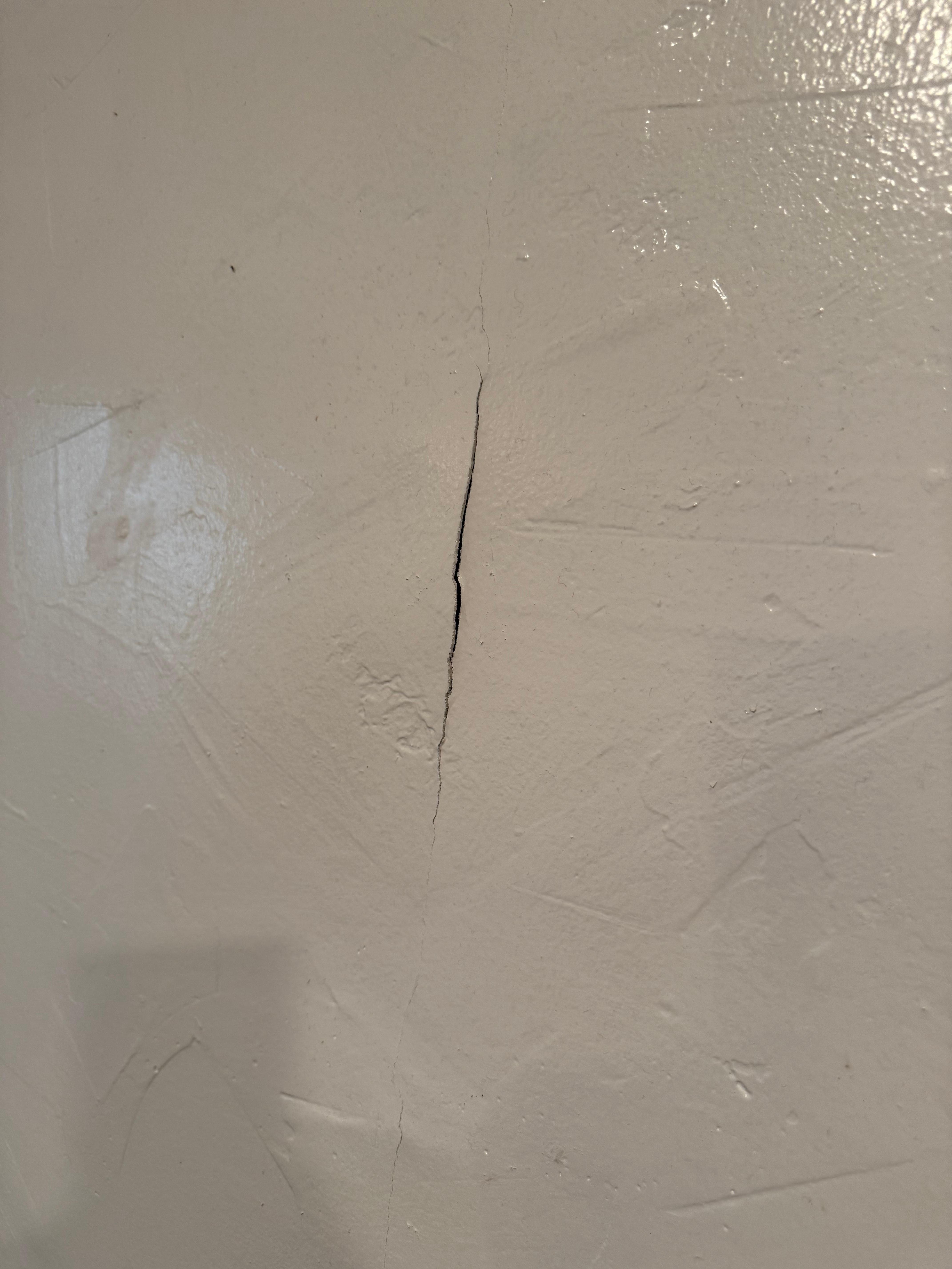 Scrapes and holes in the walls