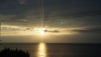 部屋からの夕陽⭐︎