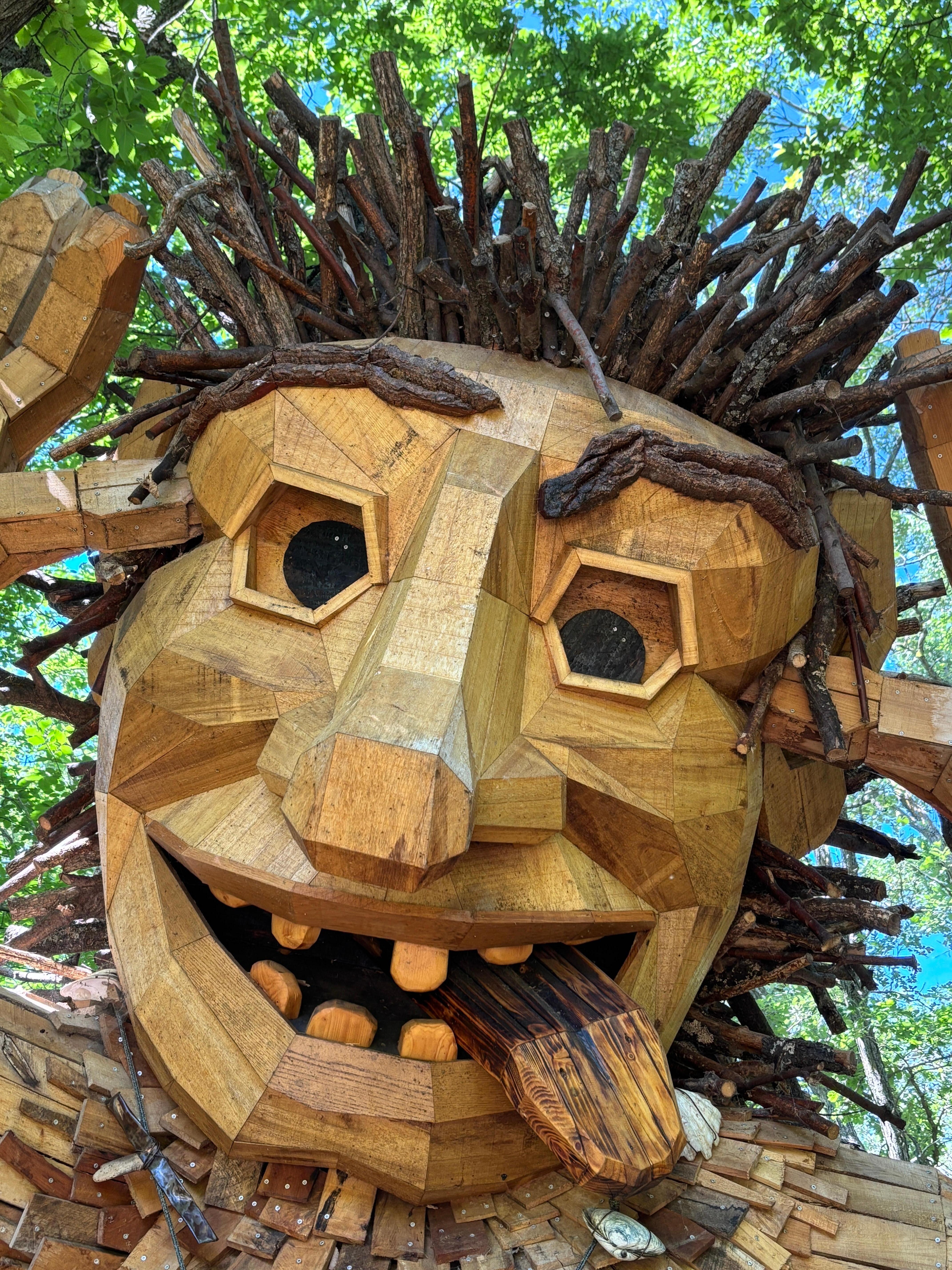 Not on the property, a nearby troll.