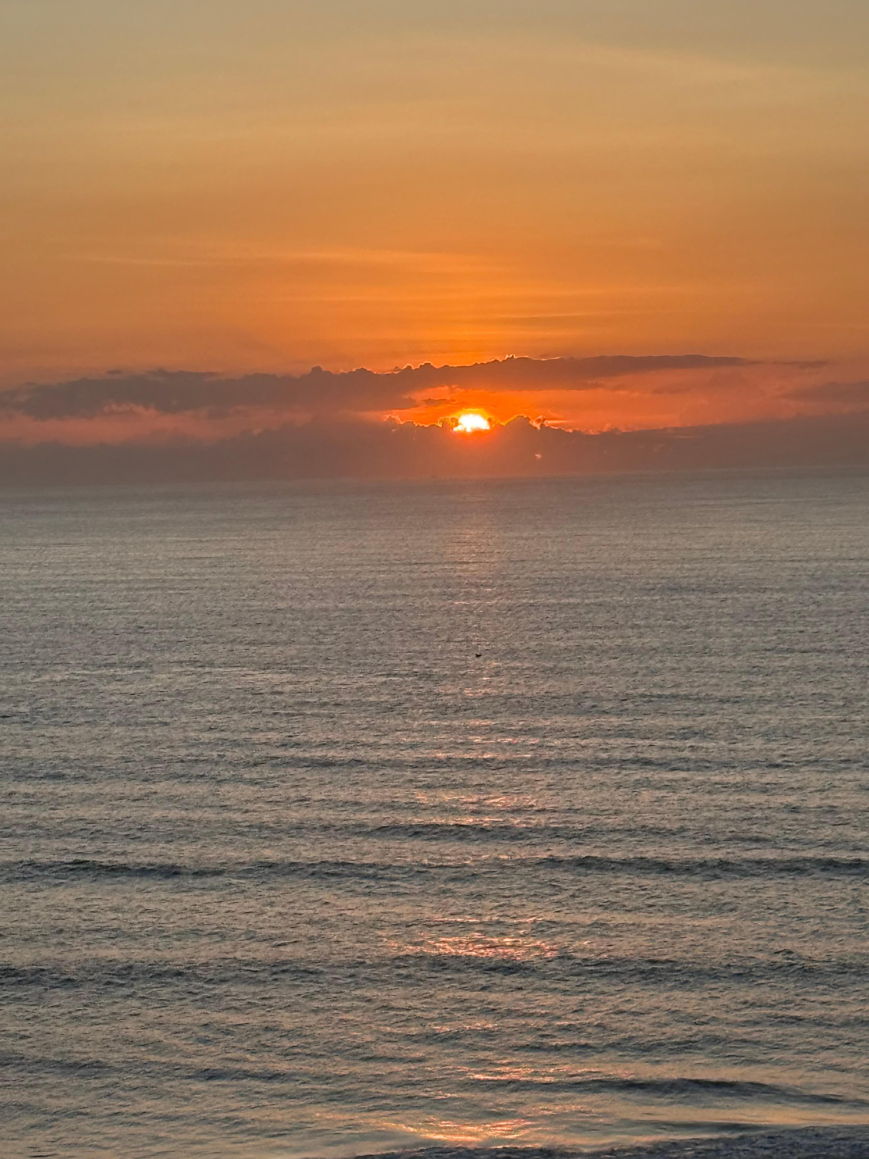 Sunrise view is hard to beat. 
