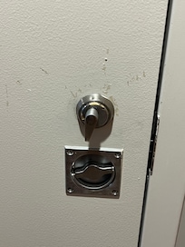 Scratches and couldn’t tell if locked.