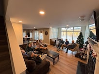 Plenty of space to connect with beautiful views and comfy furniture