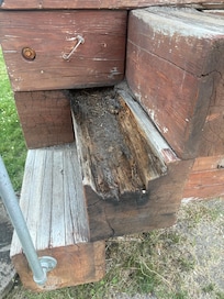 Stair in children’s playground