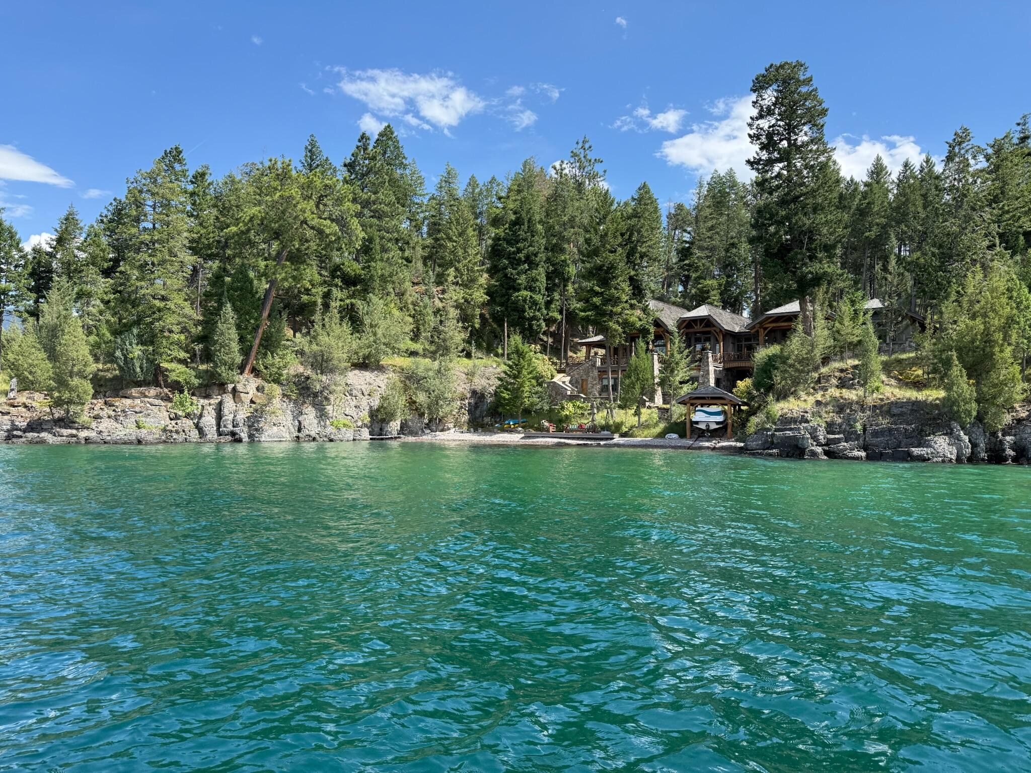 View of the property from the lake