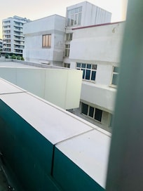 Aussicht aus dem Zimmerfenster