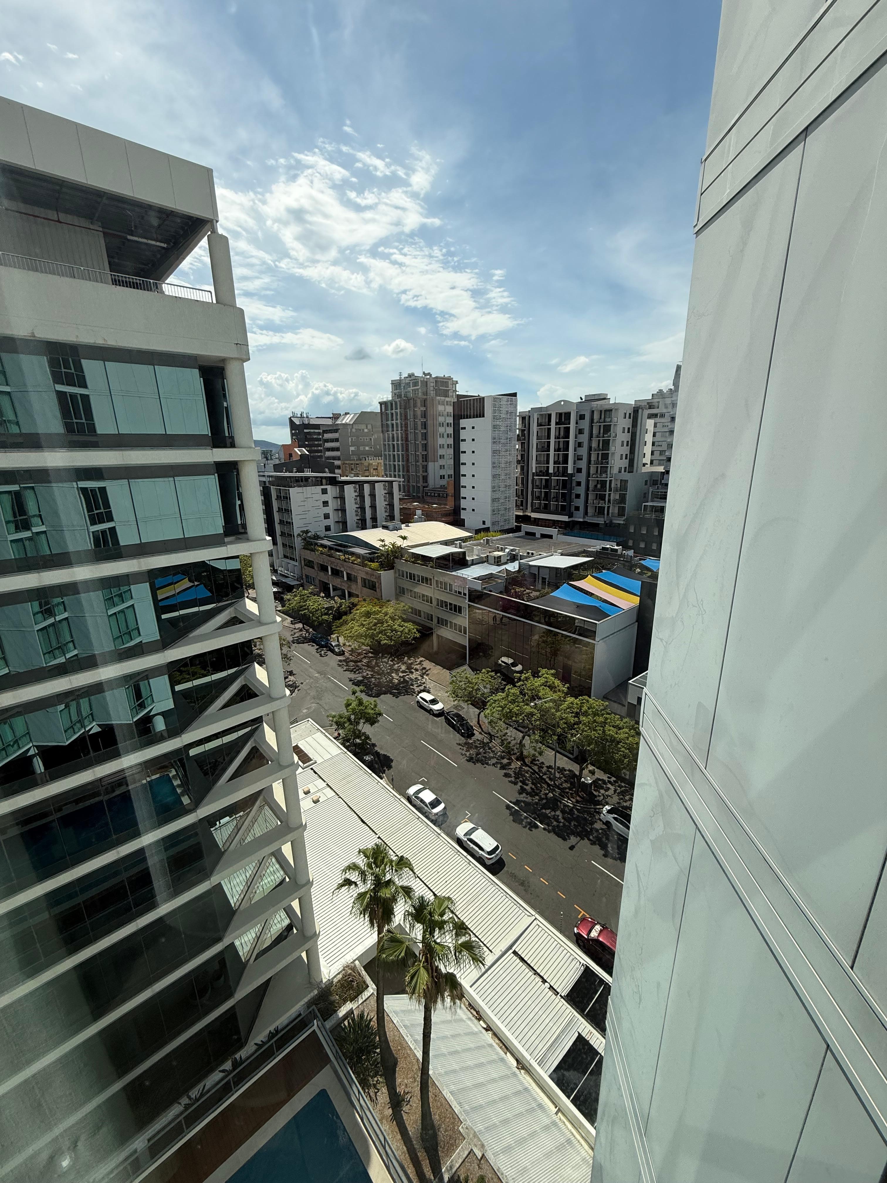 Looking out our window on the 9th floor 