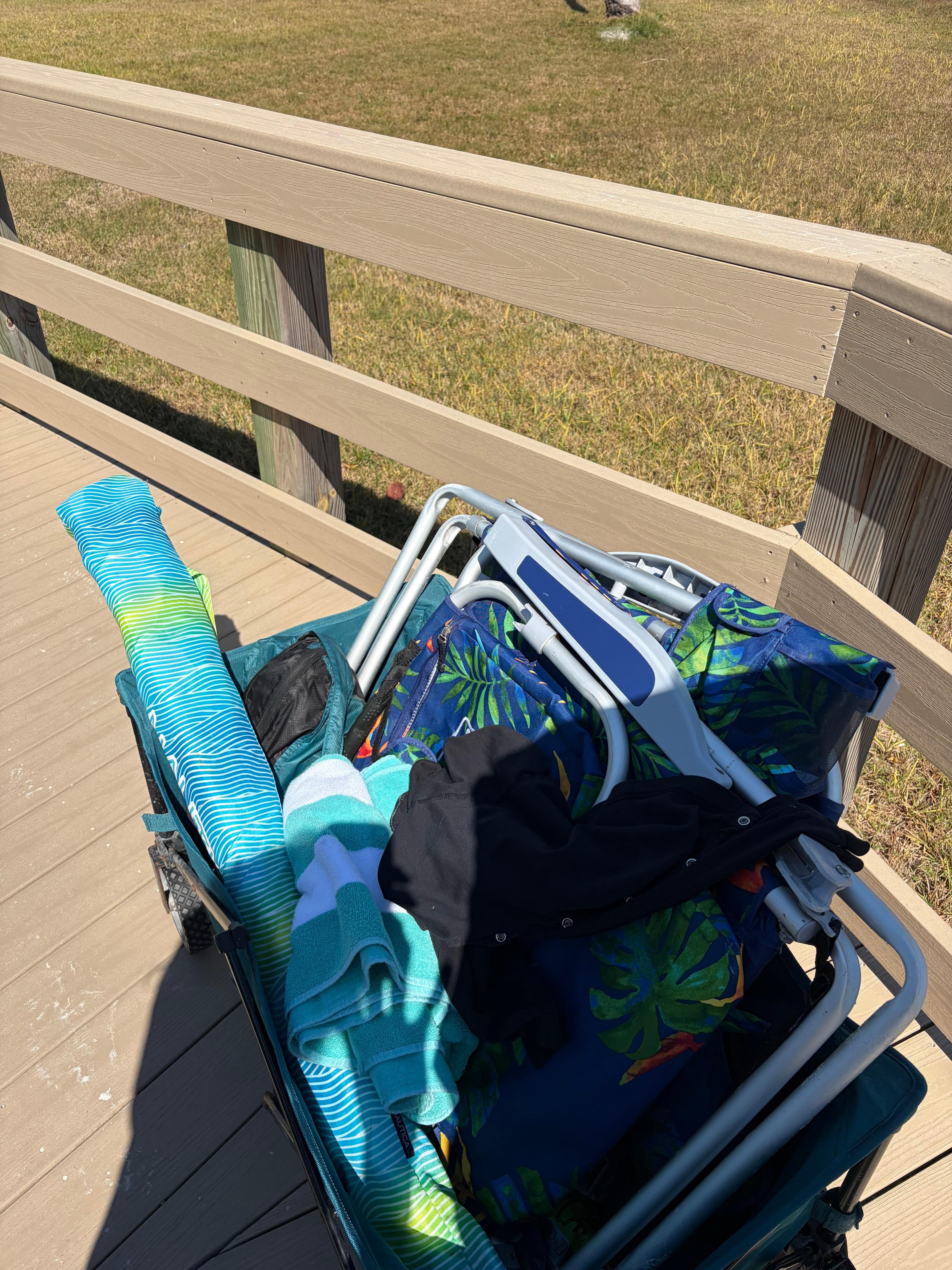 Everything you need for a day on the beach is provided!