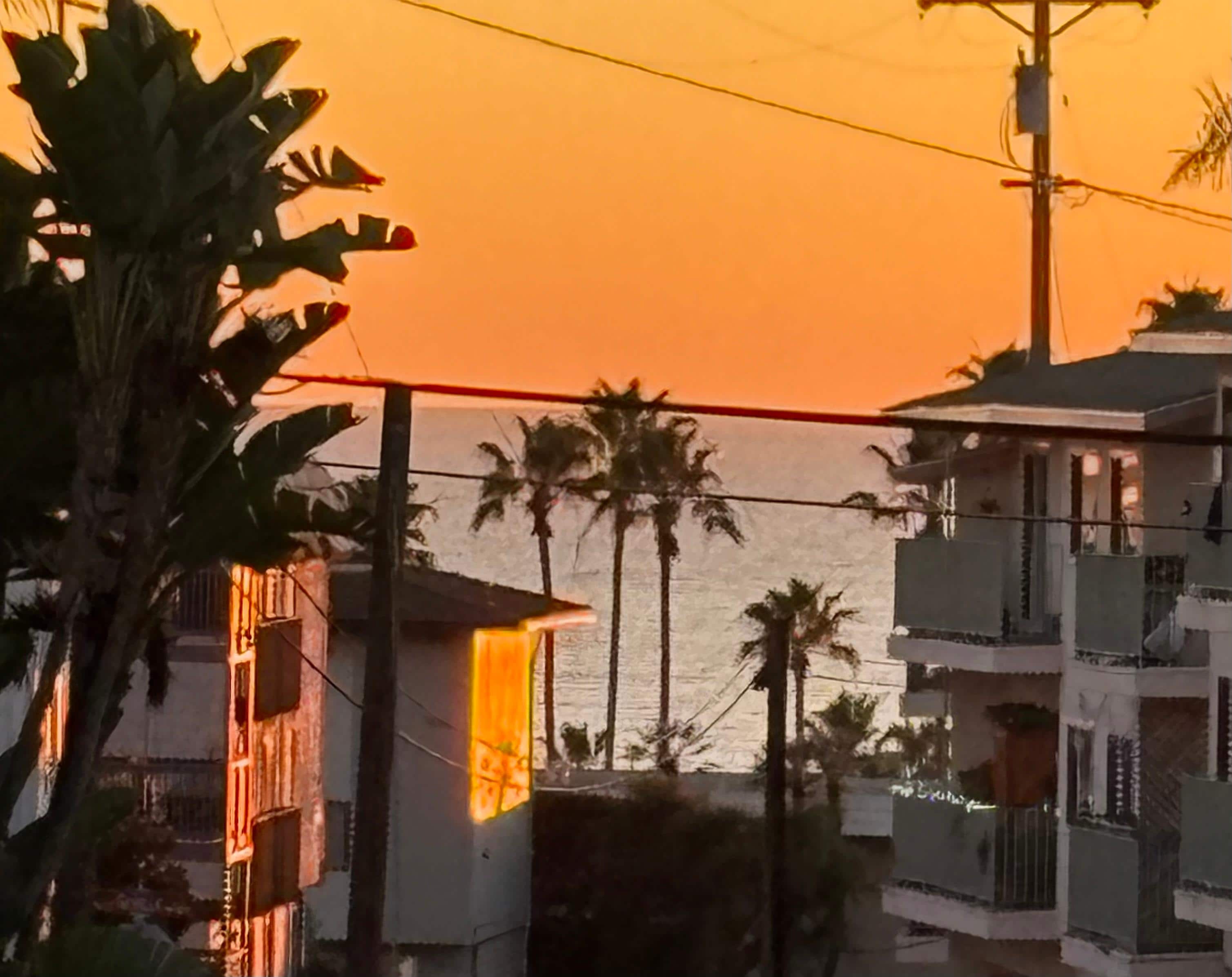 View from the master balcony!