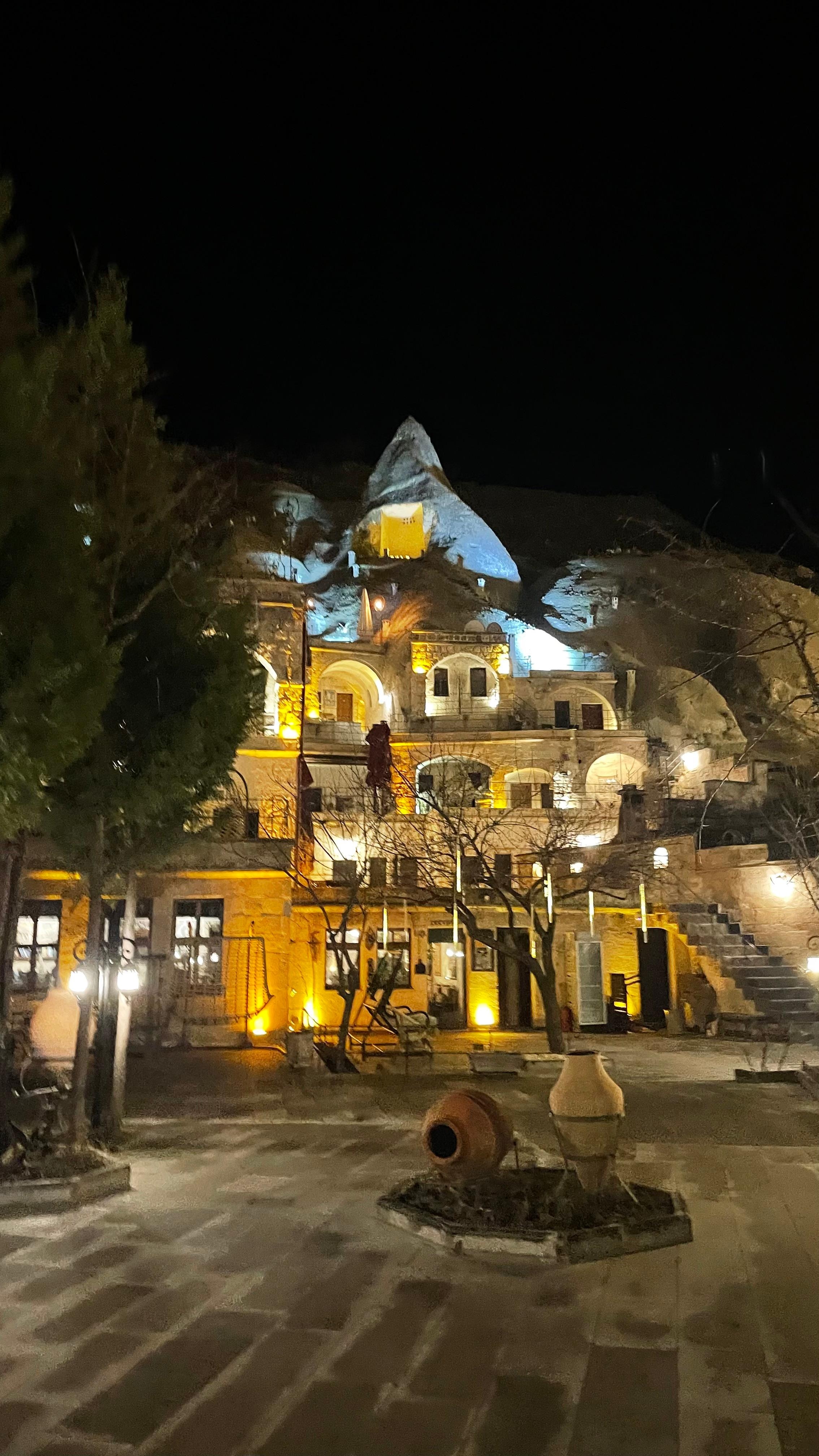 View from outside the hotel when I arrived 