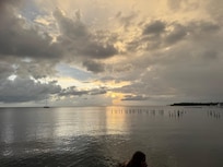 A beautiful sunset at the beach!