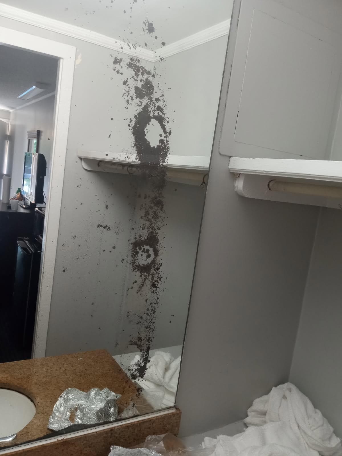 wrecked mirror