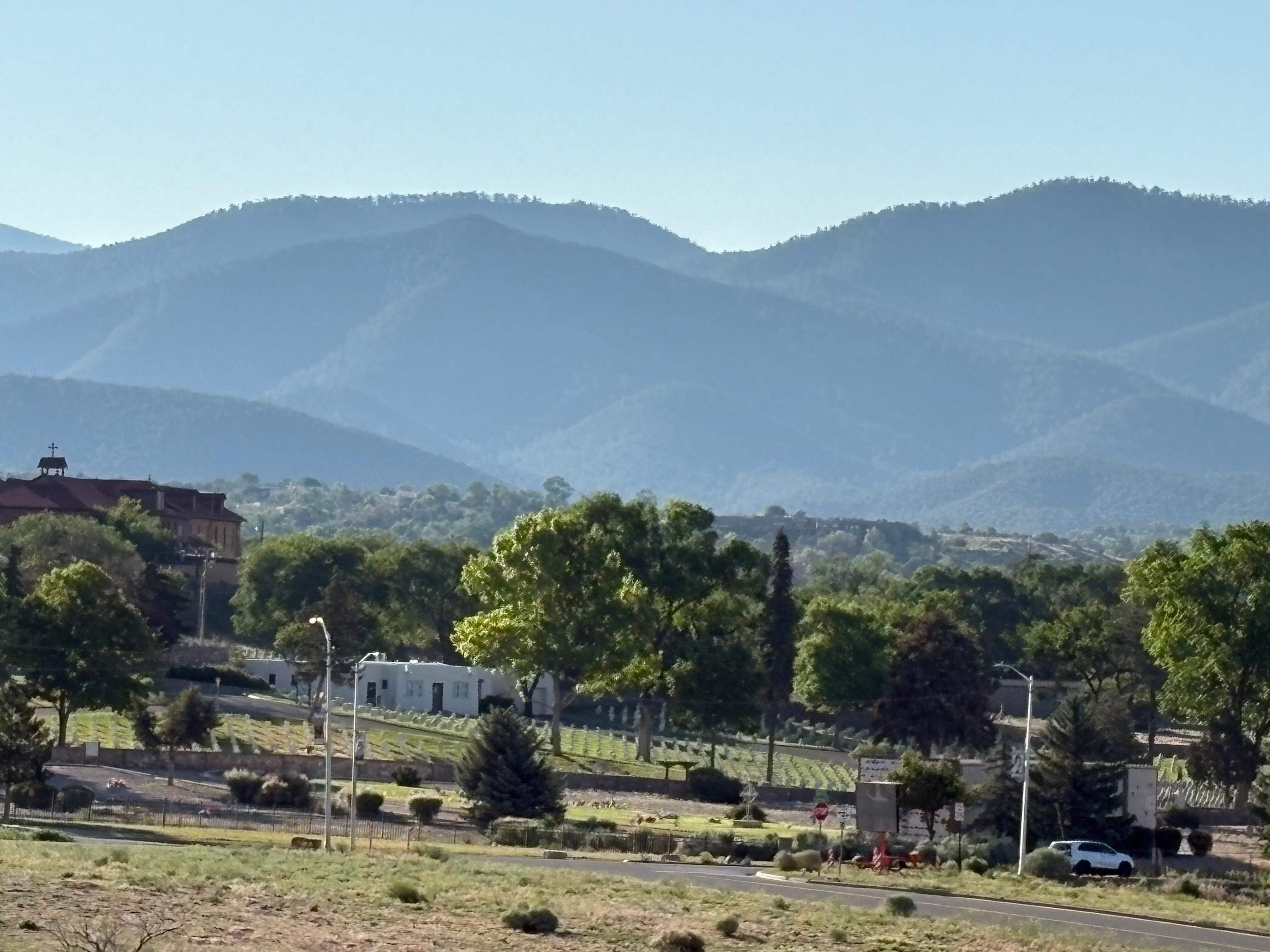 View from spacious patio