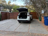 Parking with locked gate