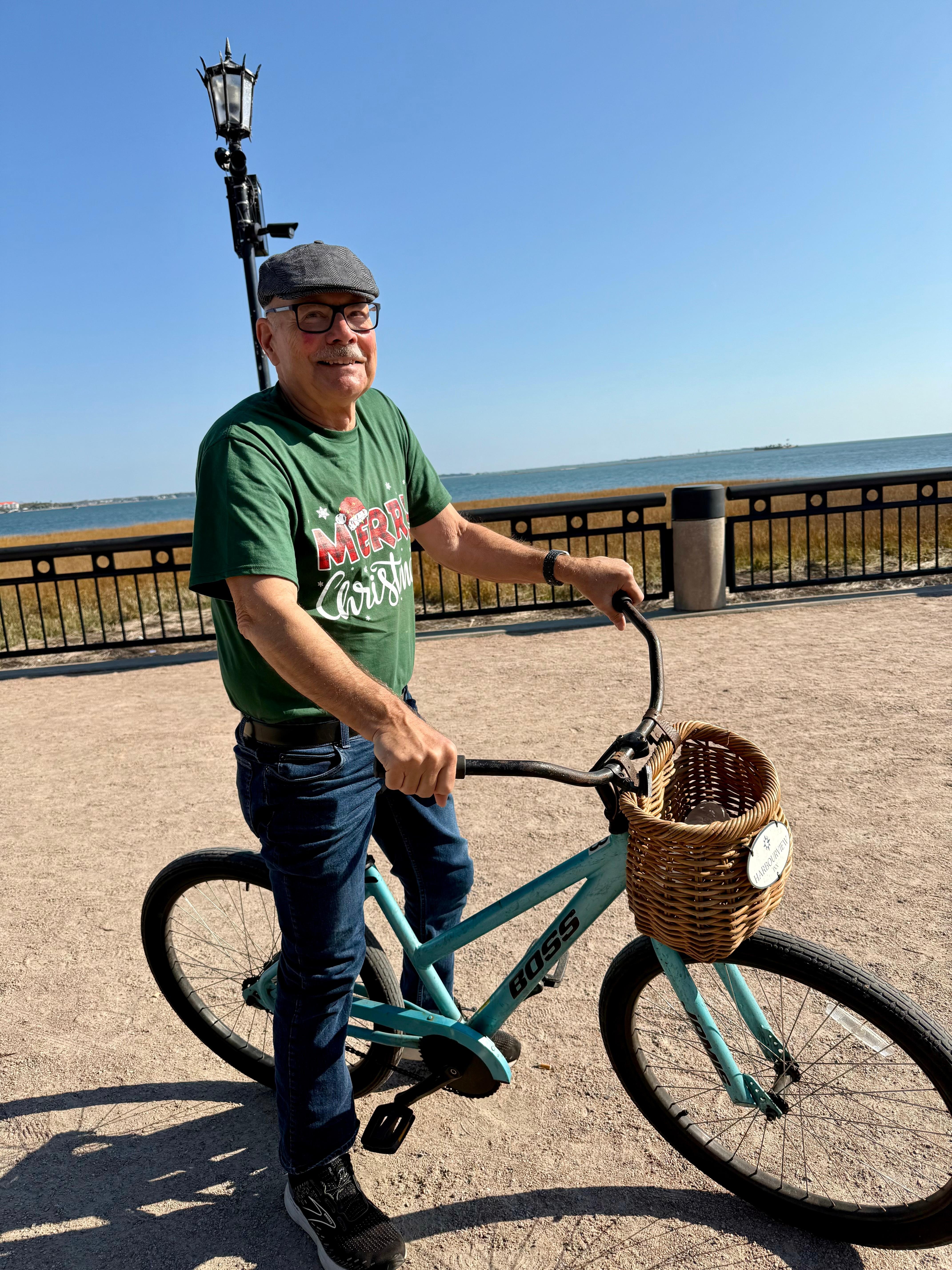 The bikes were a fun way to see the area.