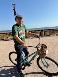 The bikes were a fun way to see the area.