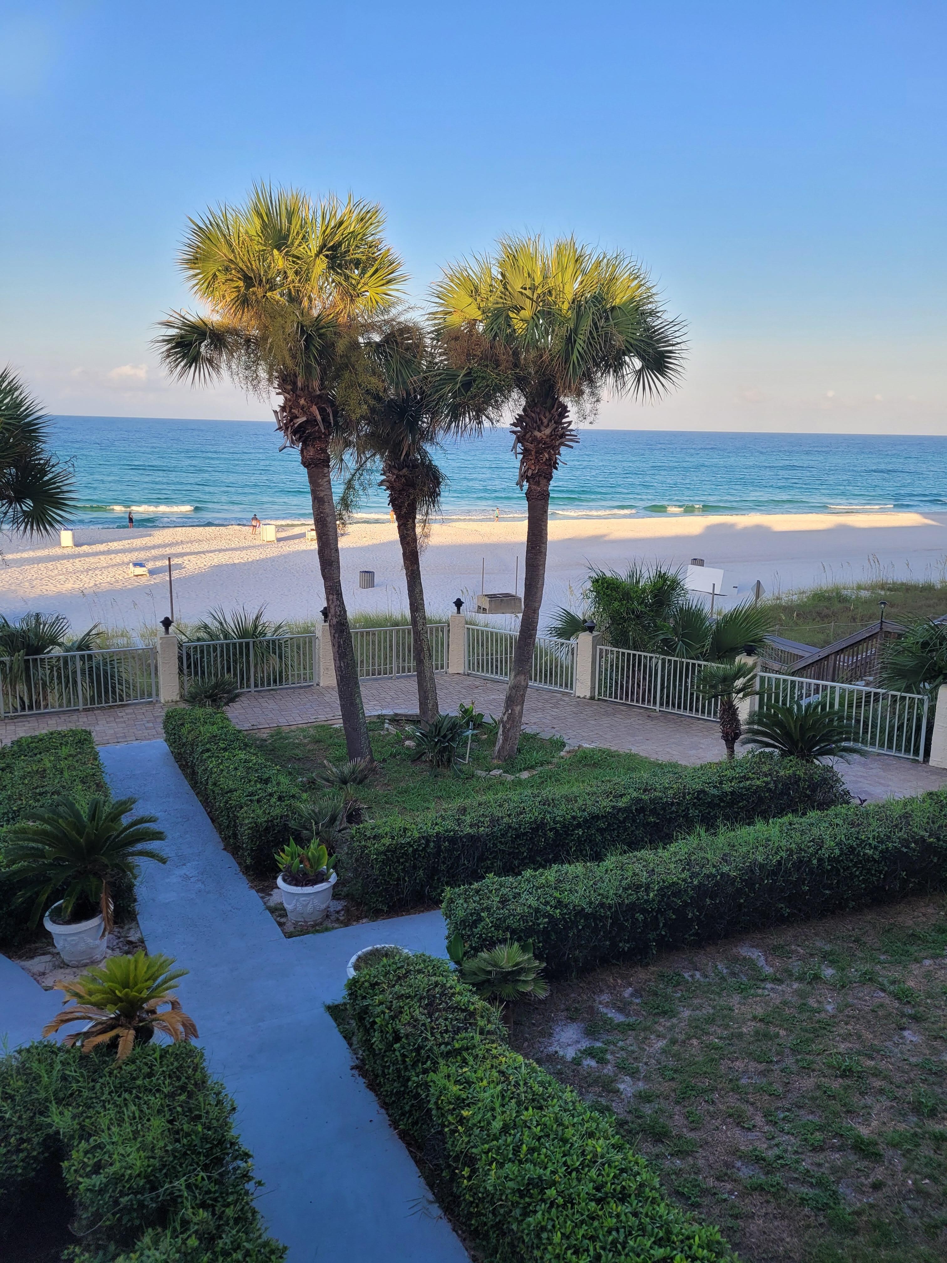 View from balcony. 
