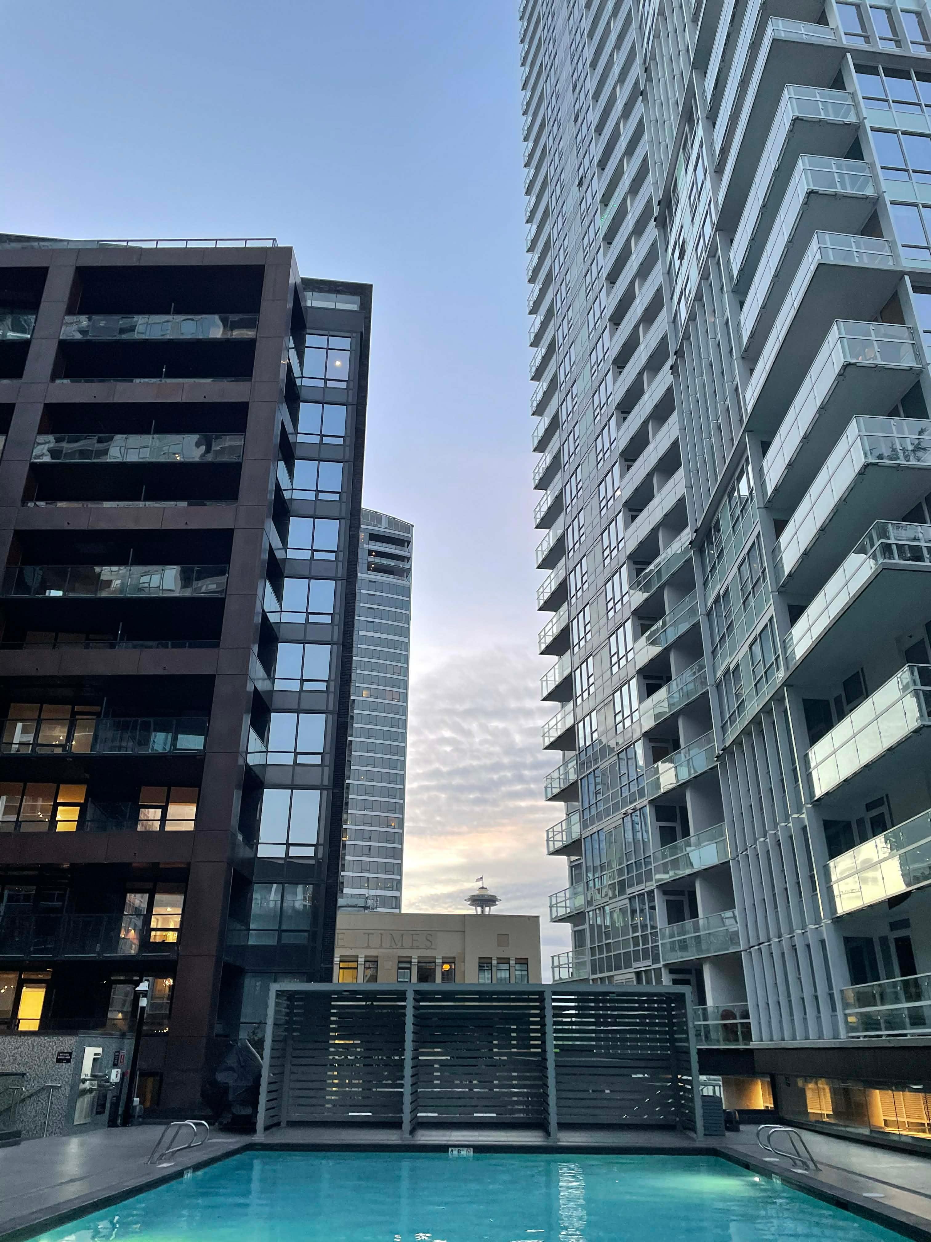 View from the hot tub 