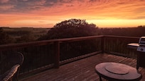 Sunset on the deck