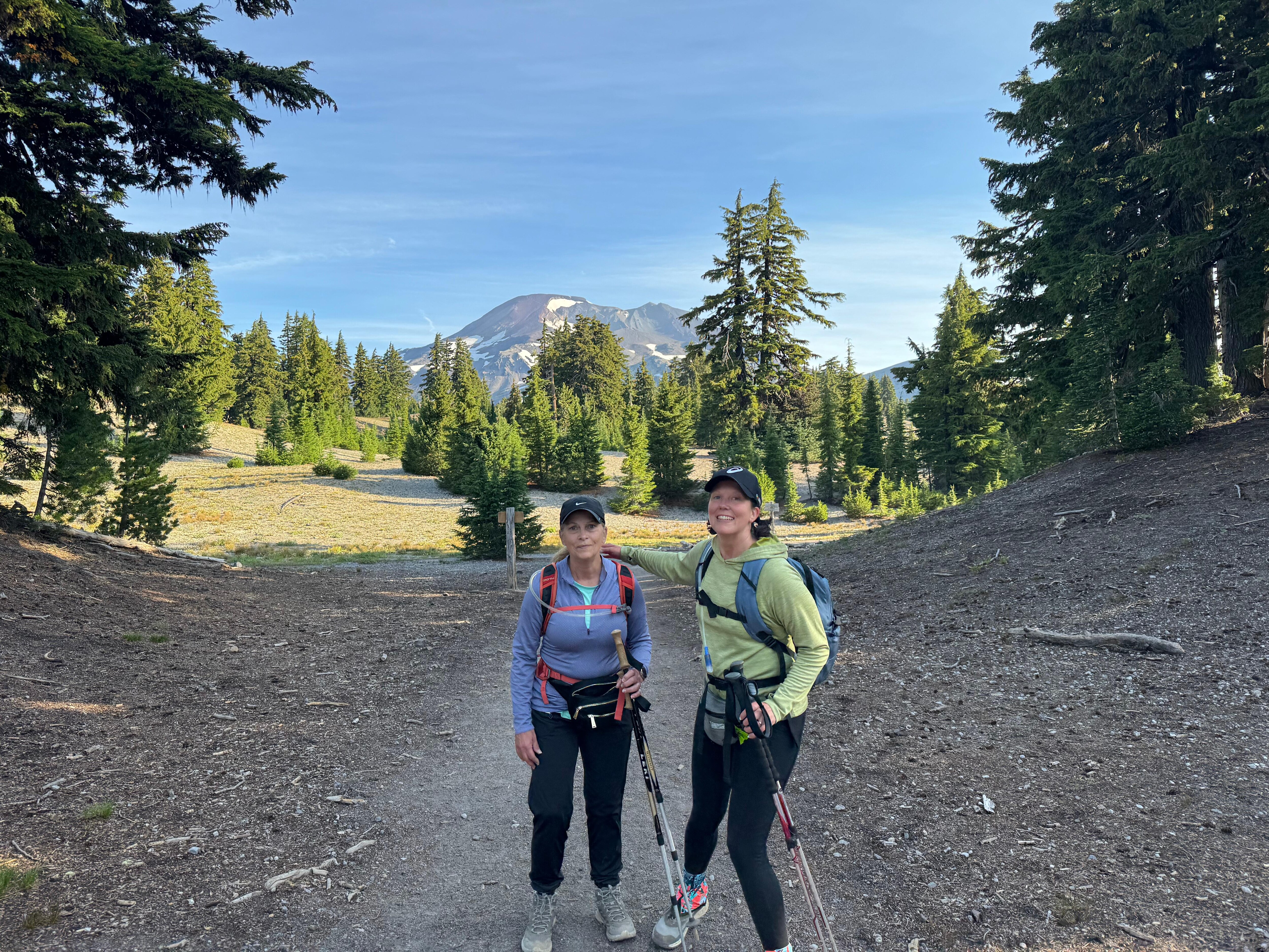 The start of our hike up South Sister 