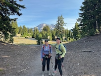 The start of our hike up South Sister
