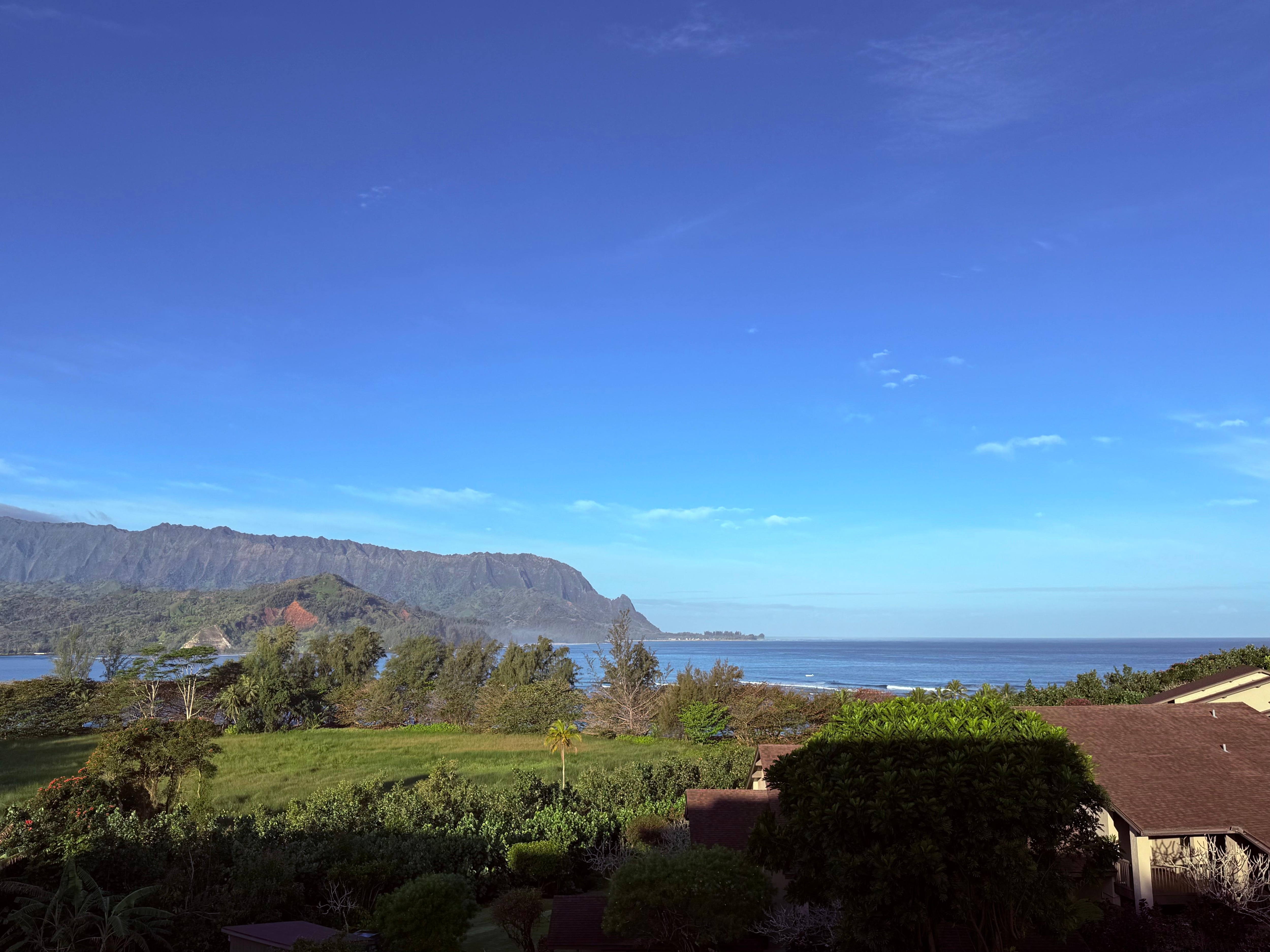 Morning view from the condo’s lanai